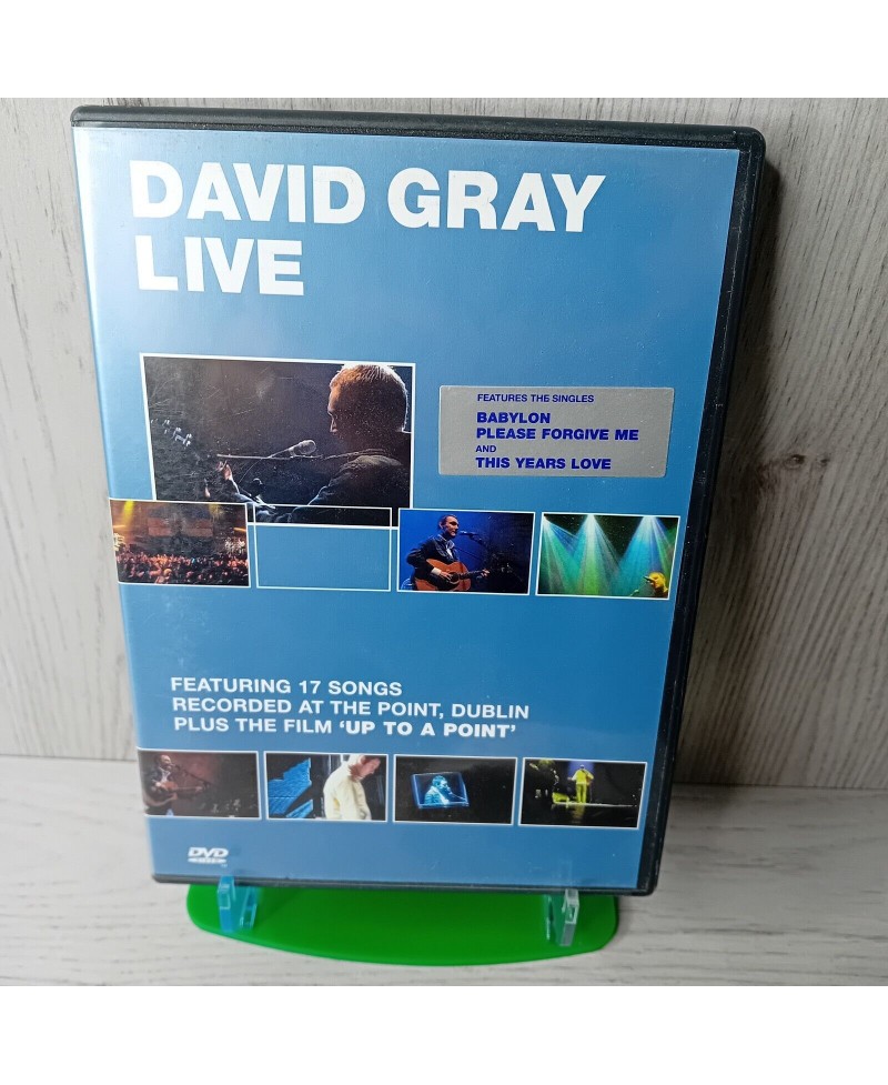 DAVID GRAY LIVE DVD - RARE RETRO MOVIE CONCERT