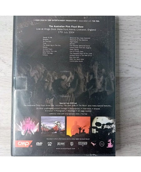 THE AUSTRAILIAN PINK FLOYD SHOW LIVERPOOL KINGS DOCK ARENA 2 DVD SET V.RARE