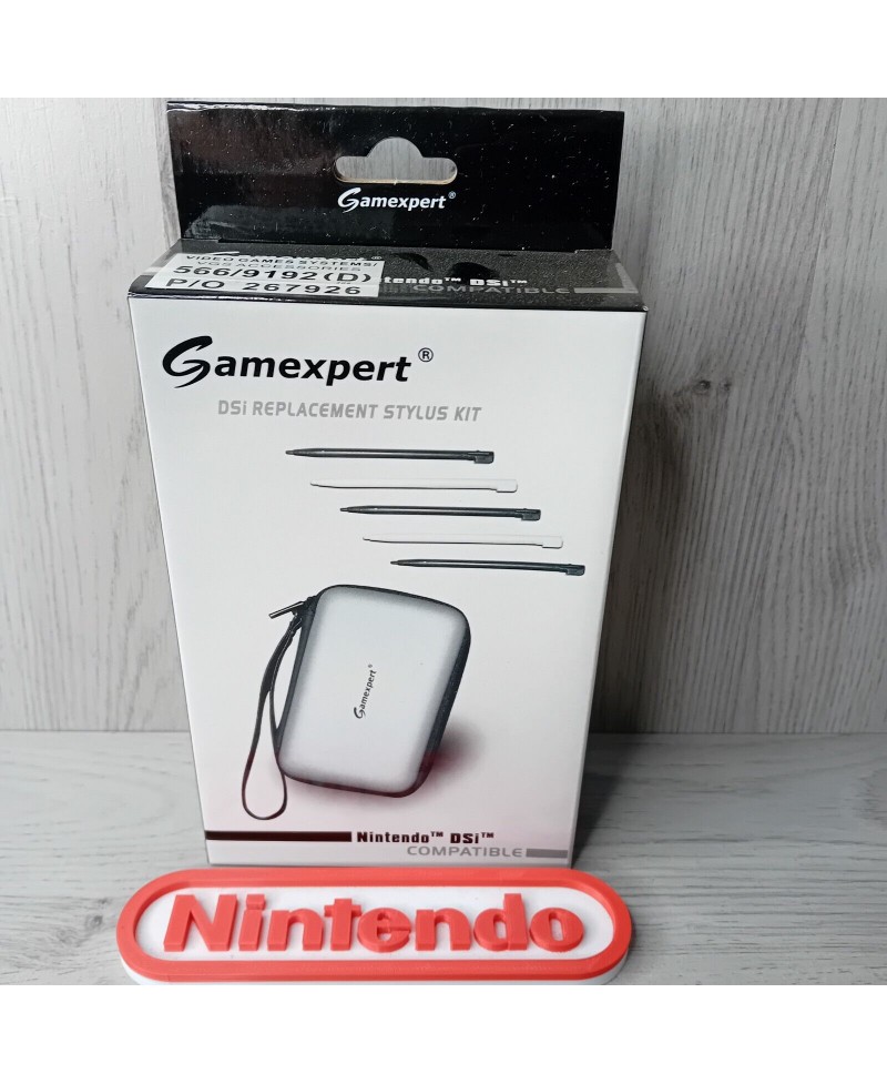 GAMEXPERT DSI STYLUS KIT x 5 & CARRY HOLDER CASE COMPATABLE WITH NINTENDO NEW !!