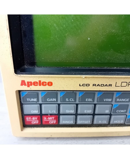 APELCO LCD RADAR LDR 9910 - NOT TESTED FOR SPARES OR REPAIRS