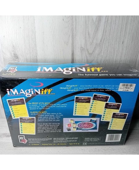 IMAGINIFF BOARD GAME - RARE RETRO 1998 NEW SEALED VINTAGE - VERY RARE BV LEISURE