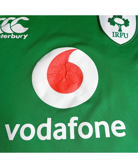 IRFU IRELAND CANTERBURY RUGBY JERSEY 2019 MENS SIZE SMALL - RARE RETRO TOP