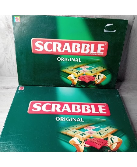 SCRABBLE 2003 & 1999 BOARDGAMES BUNDLE - NOT CHECKED FOR SPARE PARTS - V.RARE