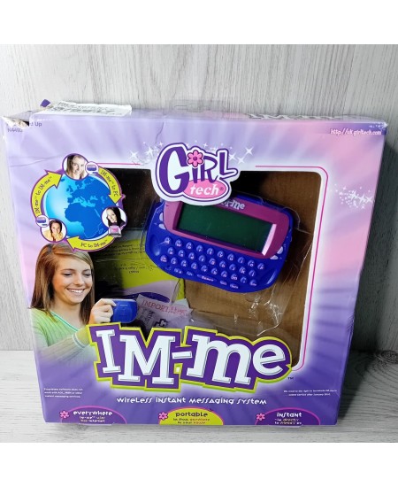 GIRL TECH IM-ME  - V.RARE TOY RADICA 2007 WIRELESS INSTANT MESSAGING -RARE RETRO