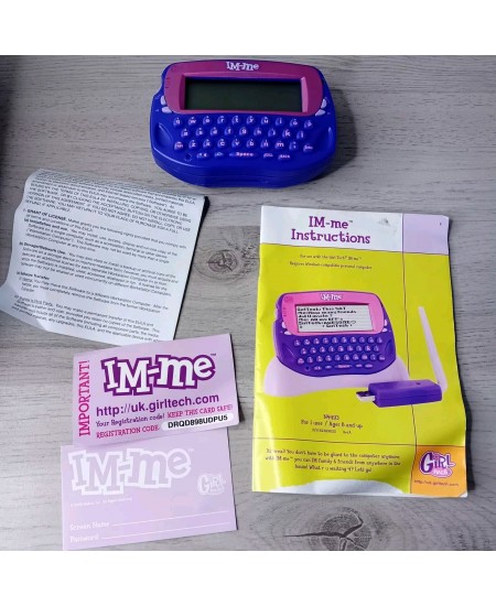 GIRL TECH IM-ME  - V.RARE TOY RADICA 2007 WIRELESS INSTANT MESSAGING -RARE RETRO