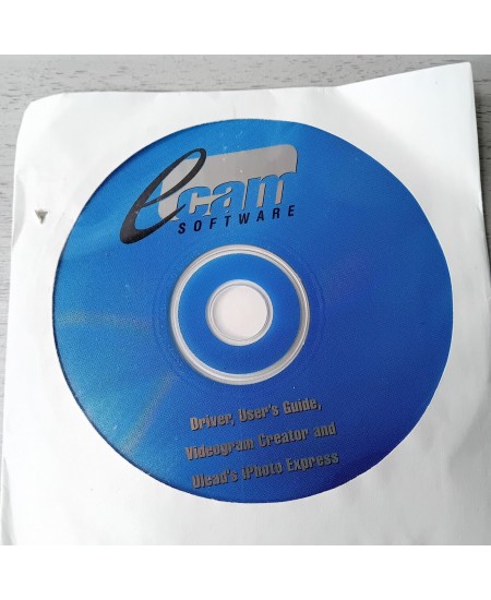 ECAM QUICK START GUIDE SOFTWARE DISC ULEADS IPHOTO PC CD ROM RARE RETRO SOFTWARE