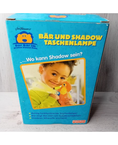 BEAR IN THE BIG BLUE HOUSE WHERE IS SHADOW TOY MATTEL 2000 GERMAN VERSION V.RARE