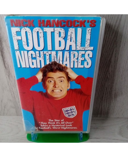 NICK HANCOCKS FOOTBALL NIGHTMARES VHS - RARE RETRO VINTAGE SERIES SOCCER