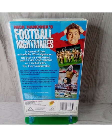 NICK HANCOCKS FOOTBALL NIGHTMARES VHS - RARE RETRO VINTAGE SERIES SOCCER