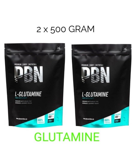 PBN L GLUTAMINE 2 x 500 GRAM SPORTS SUPPLEMENTS BUNDLE JOBLOT - CLEARANCE CHEAP