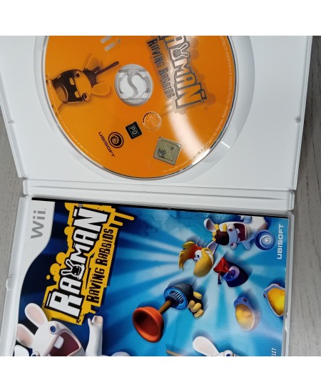 RAYMAN RAVING RABBIDS NINTENDO WII GAME - RARE RETRO VINTAGE GAMING