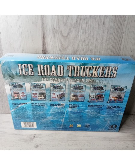 ICE ROAD TRUCKERS SEASON 2, 6 DVD BOXSET - NEW SEALED RARE  RETRO TV SHOW