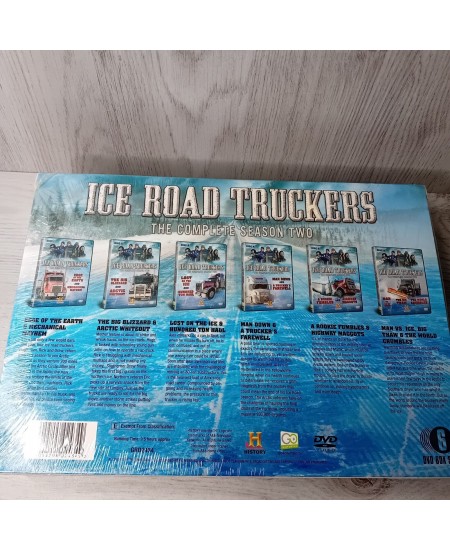 ICE ROAD TRUCKERS SEASON 2, 6 DVD BOXSET - NEW SEALED RARE  RETRO TV SHOW