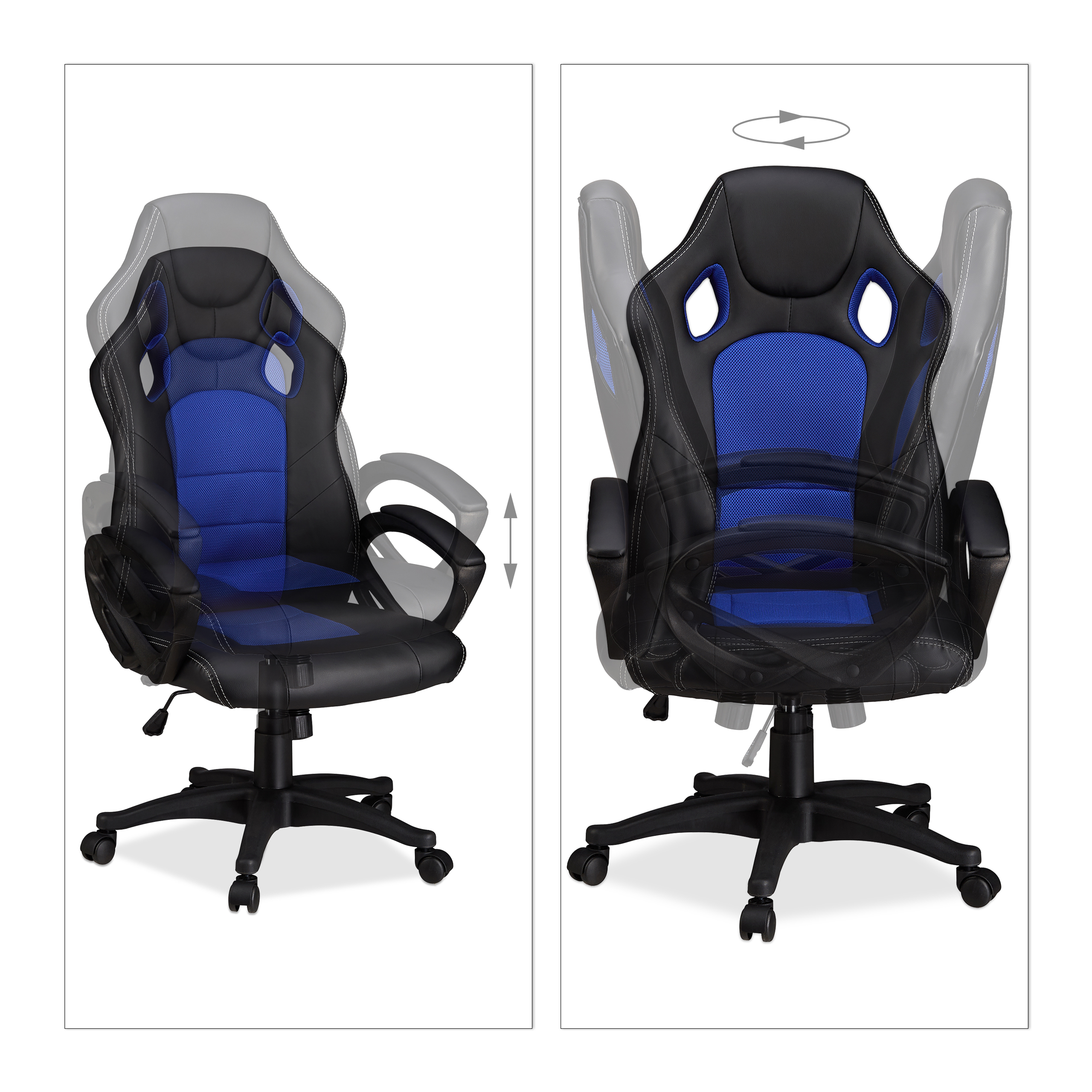 ergolux rx8 deluxe gaming office chair